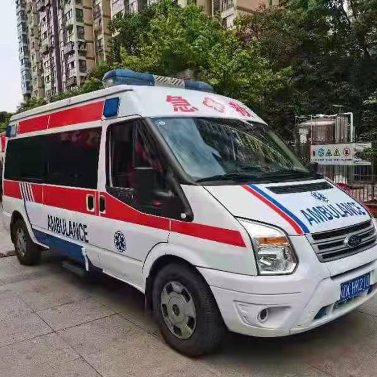 曲松术后行动不便回家租赁救护车